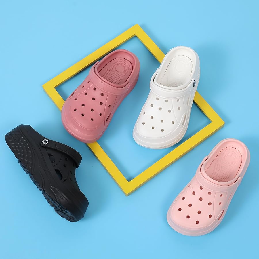 Amazon.com | SECHRITE Womens Platform Clogs Garden Shoes